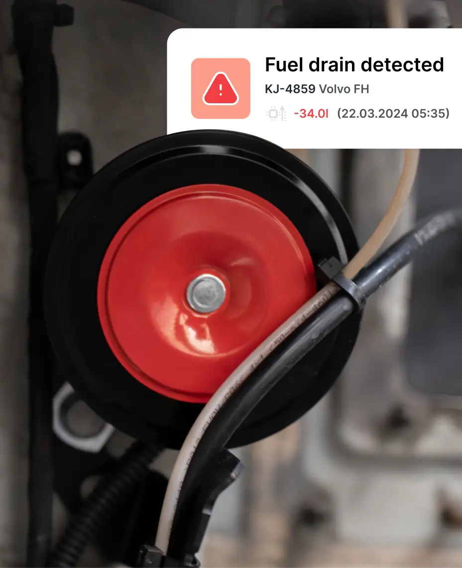 Avoid fuel theft with fuel alarms