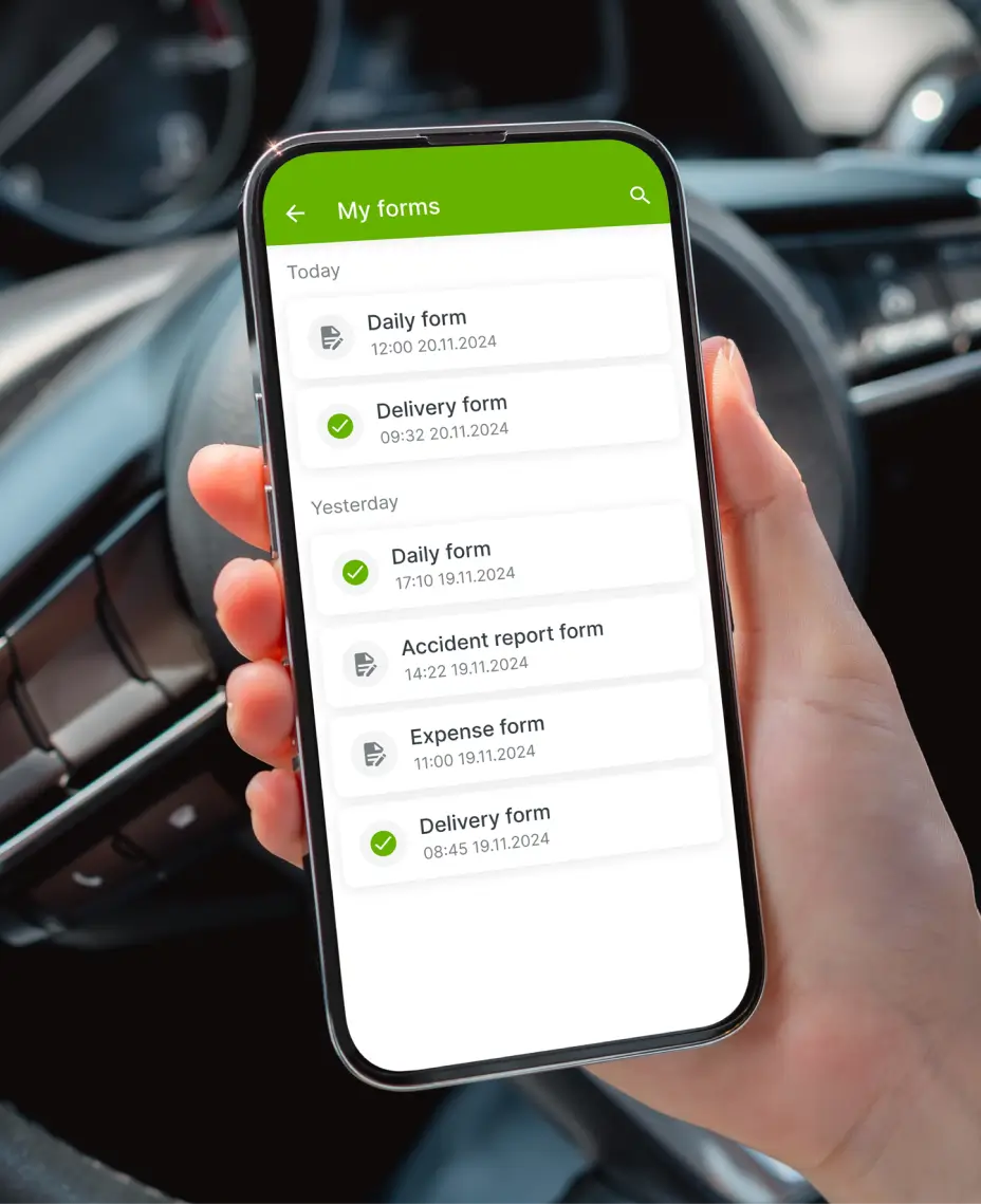 Telematica Driver app – manage drivers with more confidence